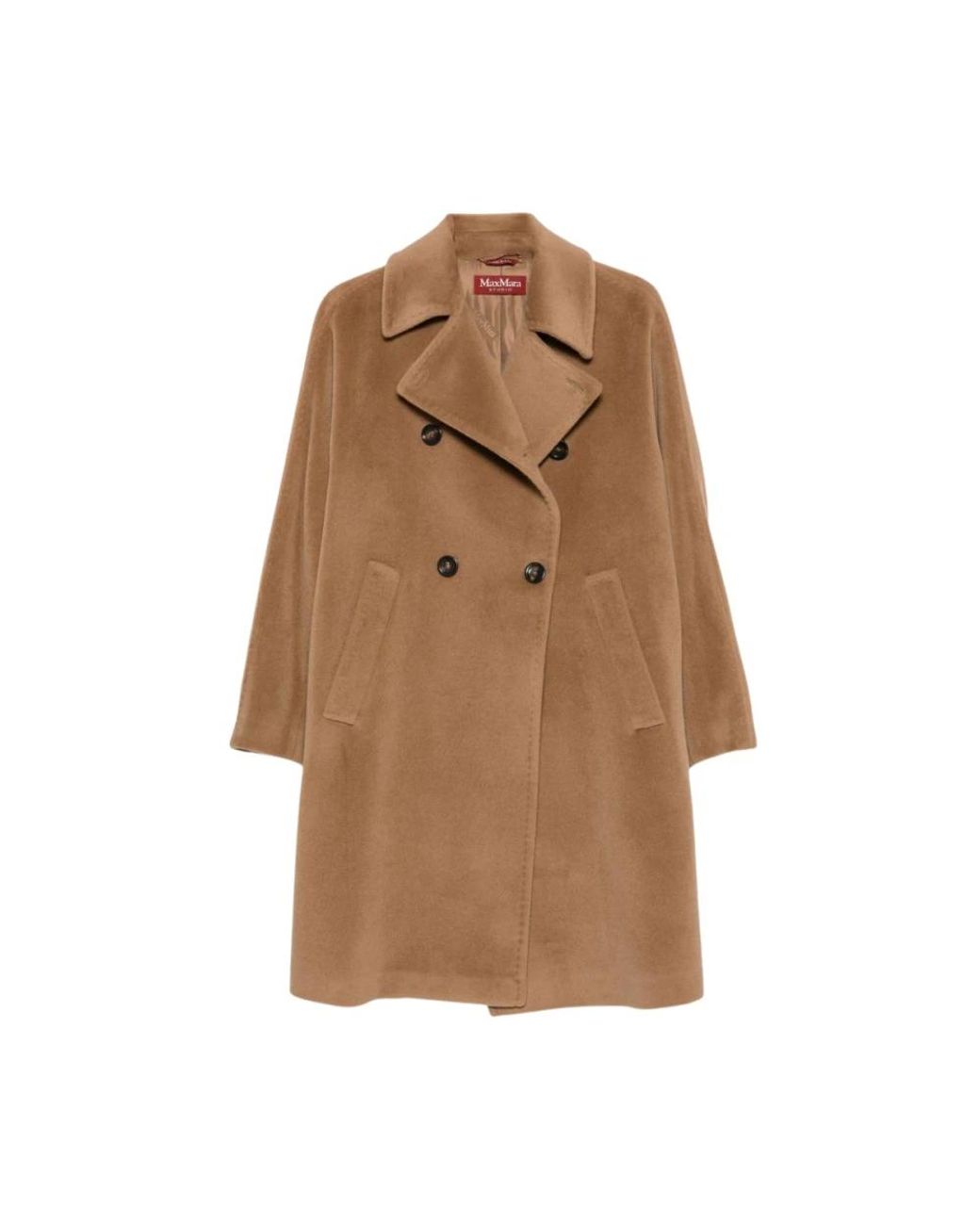 Max Mara Brown Double-Breasted Coats