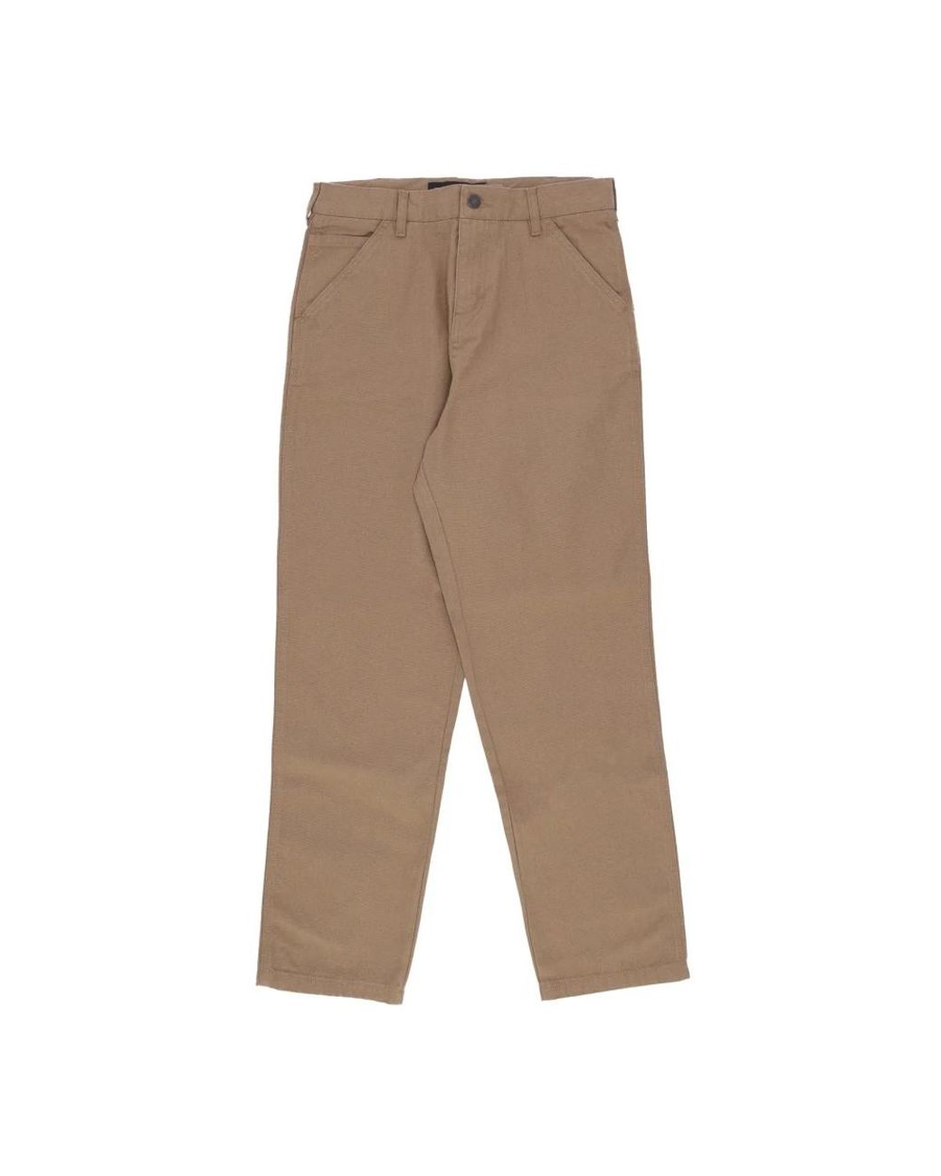 Iuter Brown Straight Trousers for men