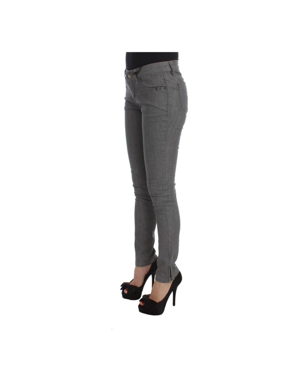 CoSTUME NATIONAL Gray Skinny Fit Jeans