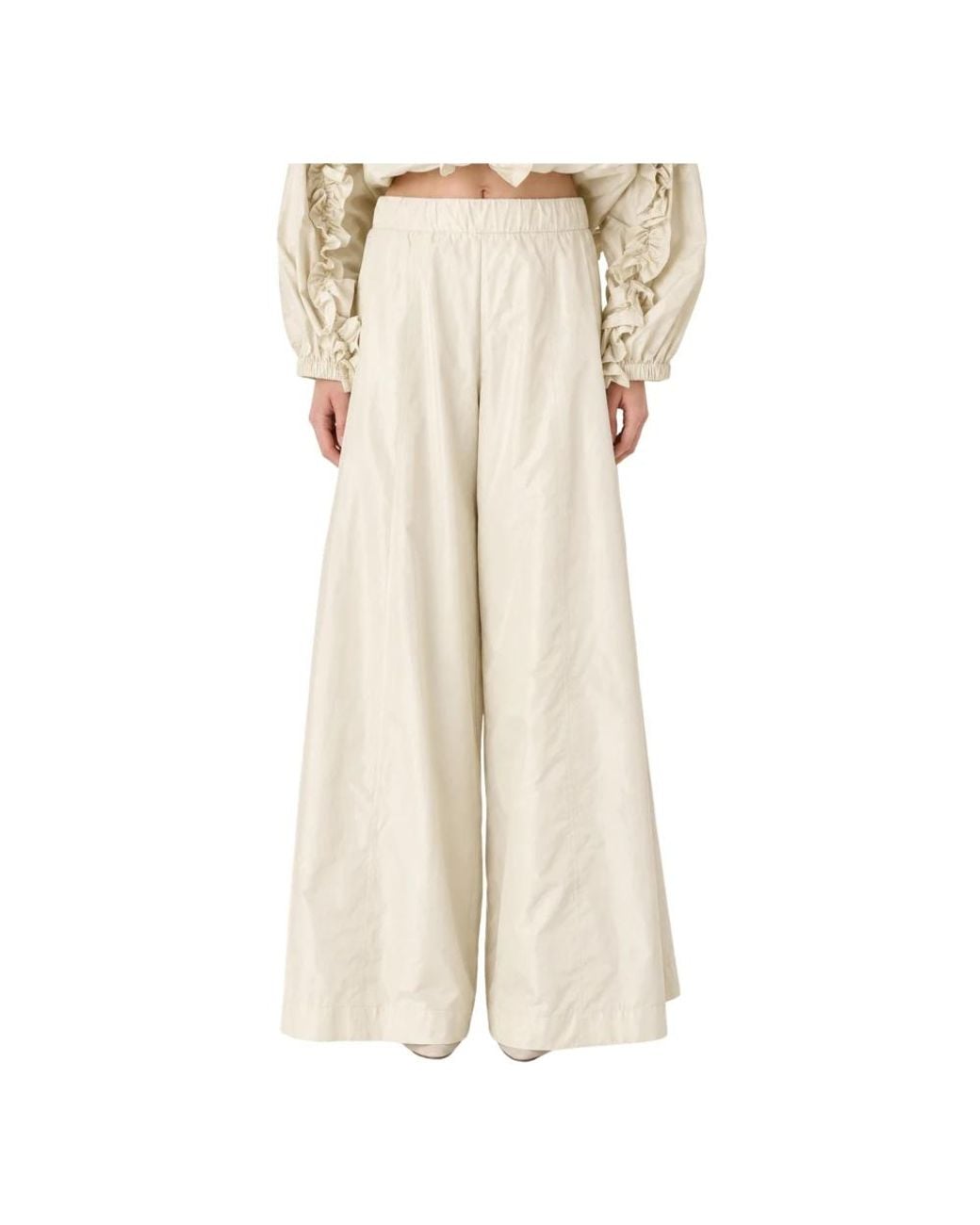 MEIMEIJ Natural Wide Trousers
