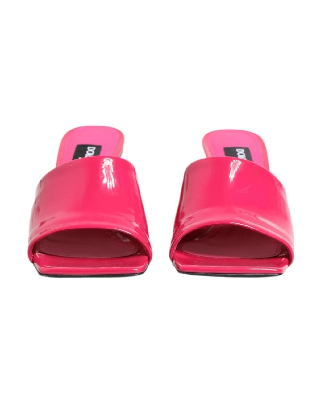 Dolce & Gabbana Pink Heeled Mules