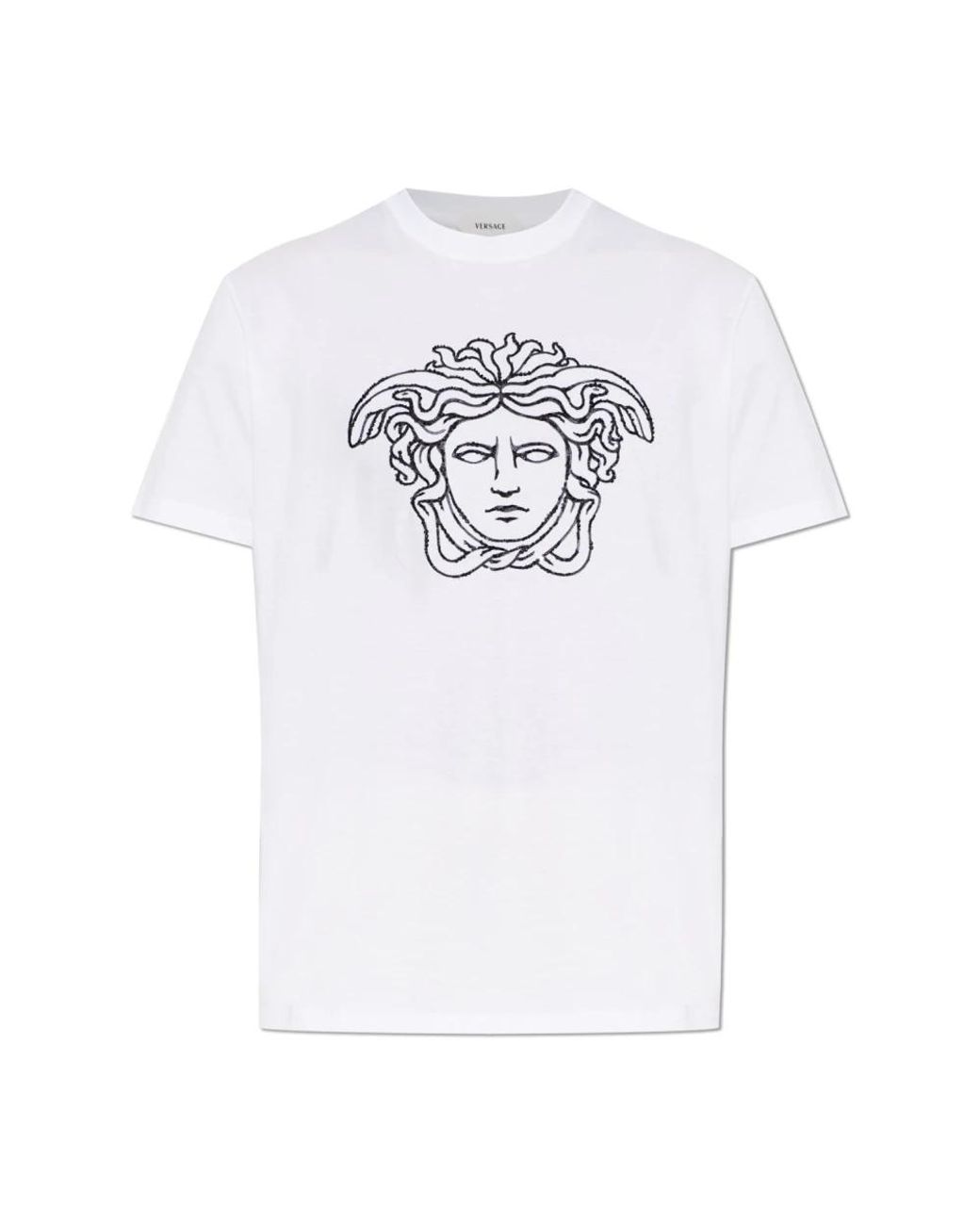 Versace T-Shirt Met Medusa-Hoofd in het White voor heren