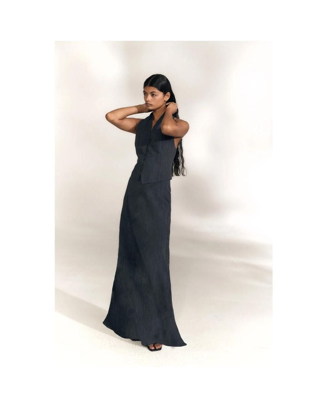 Cortana Blue Maxi Skirts