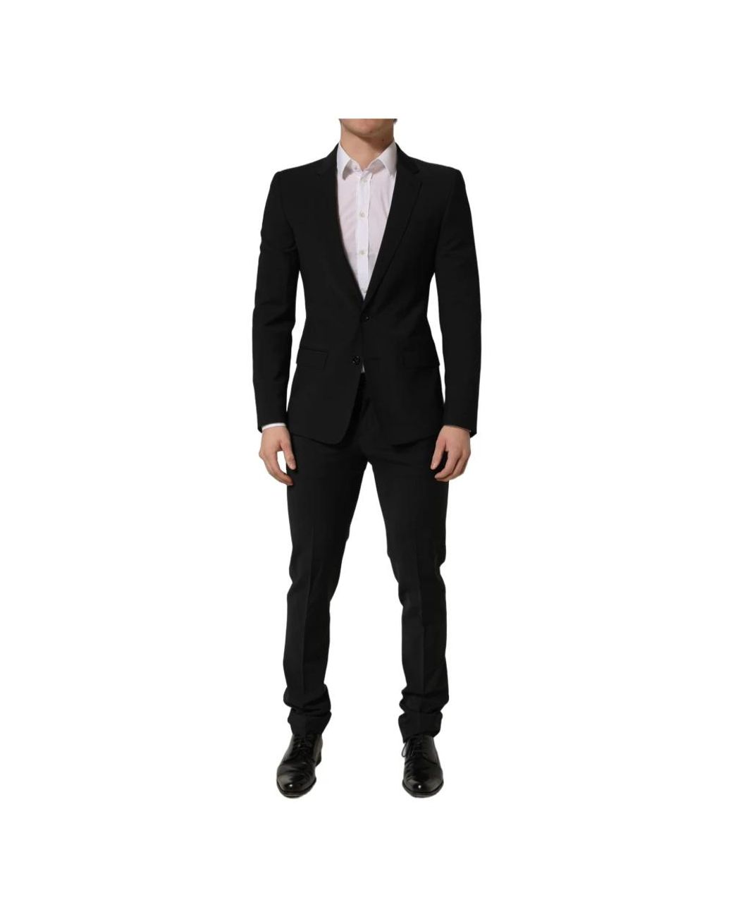 Dolce & Gabbana Black Single Breasted Suits for men
