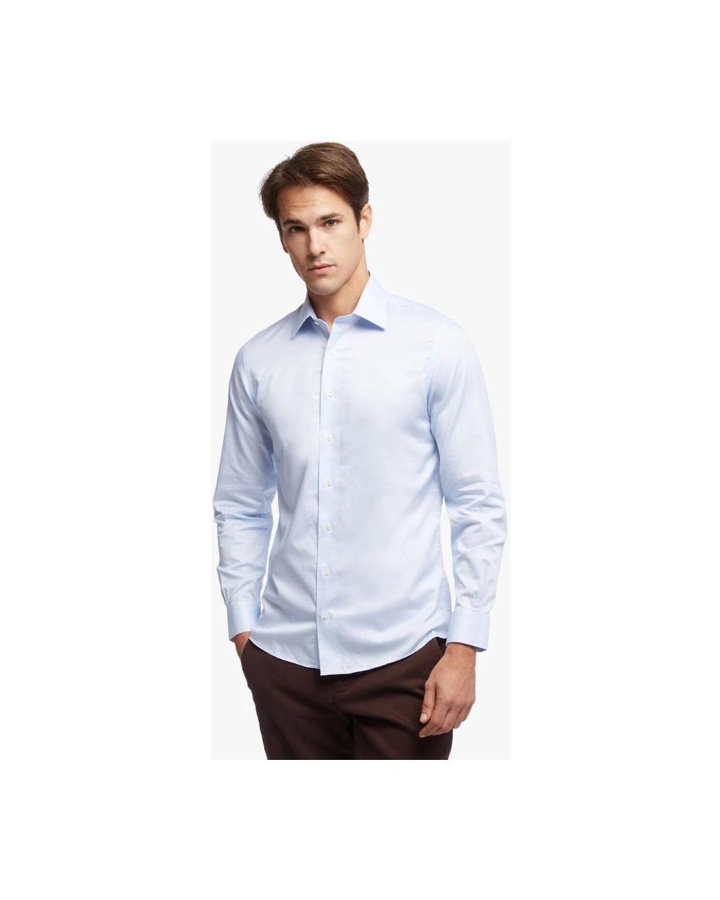 Camicia da abito non ferro-fit di milano da Uomo di Brooks Brothers in Blu  | Lyst