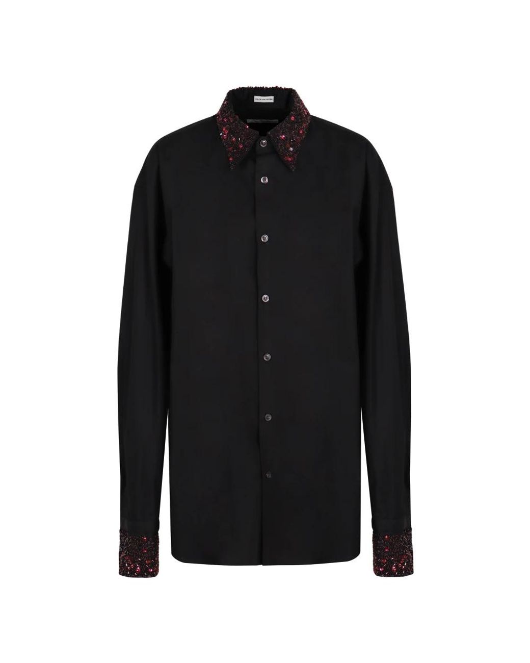 Dries Van Noten Black Casual Shirts for men