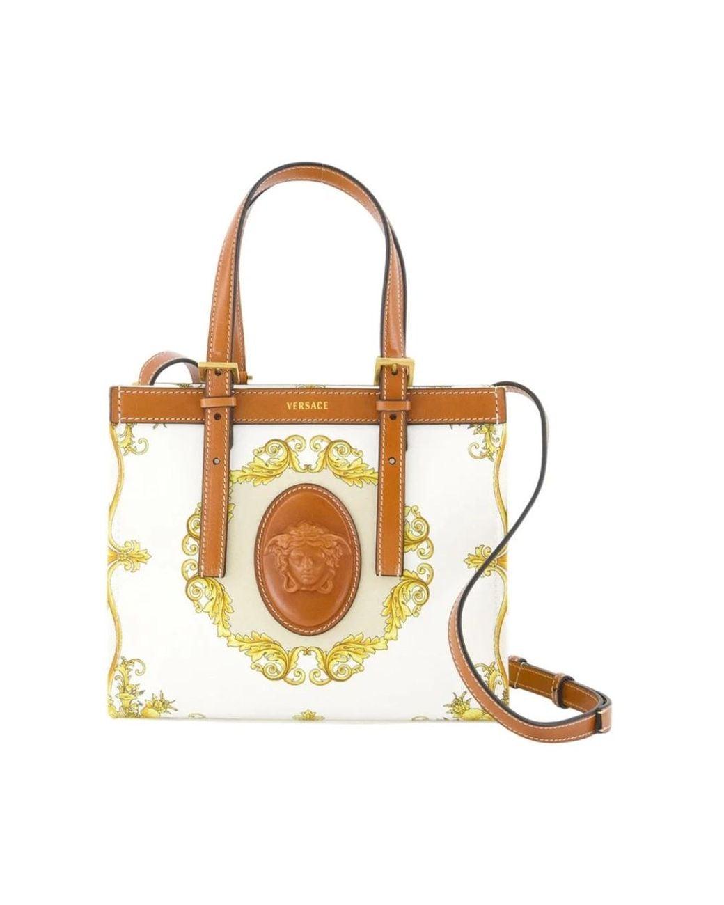 Versace Metallic Shopping Bags