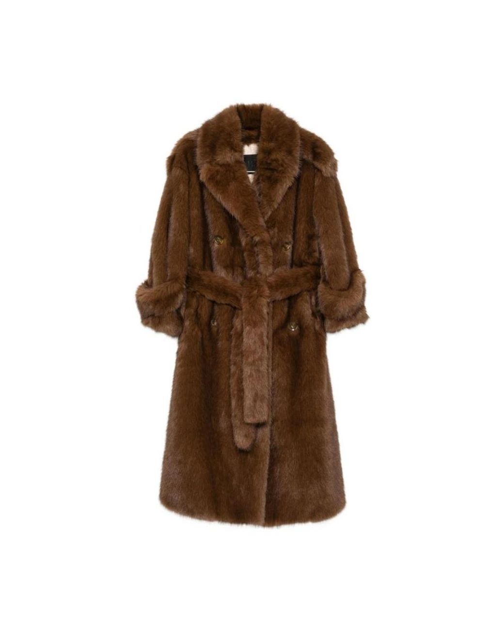 BB COUTURE Brown Belted Coats