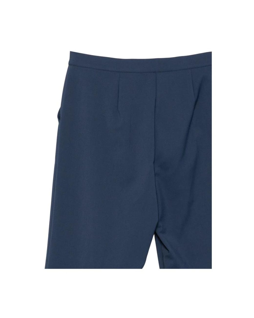 Marina Rinaldi Blue Straight Trousers