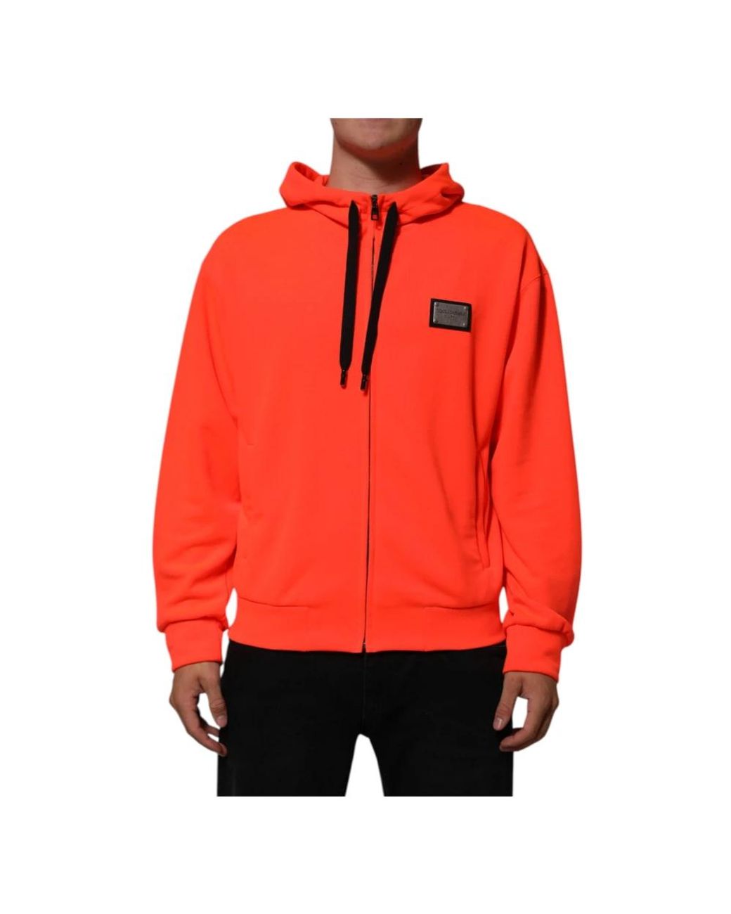 Dolce & Gabbana Red Zip-Throughs for men