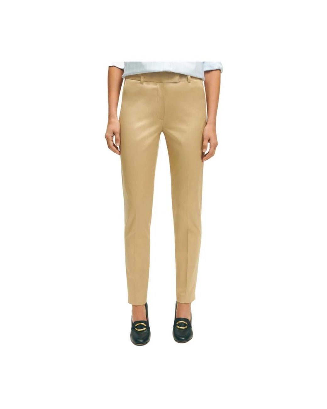 Brooks Brothers Natural Slim-Fit Trousers