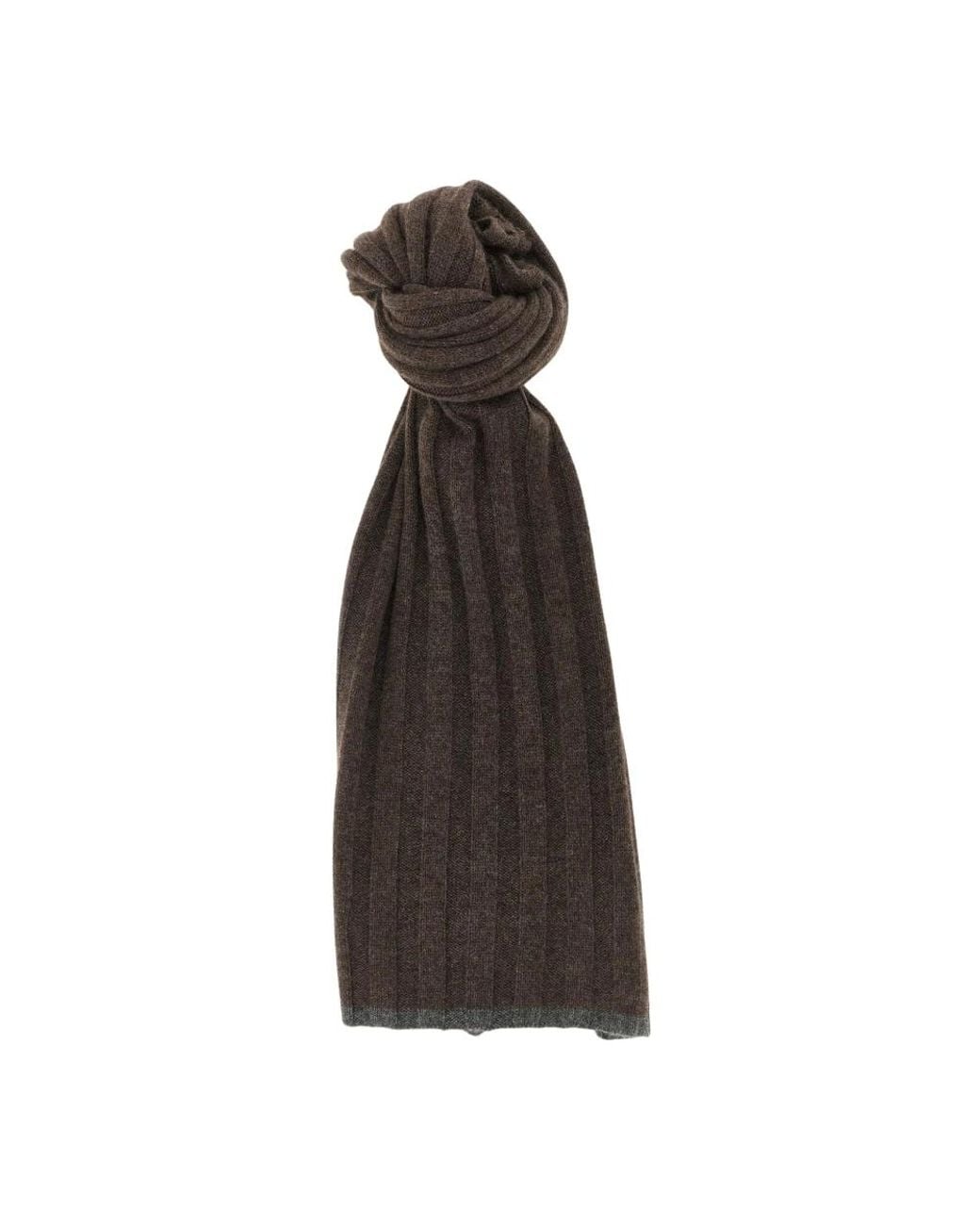 Winter Scarves di Brunello Cucinelli in Black da Uomo