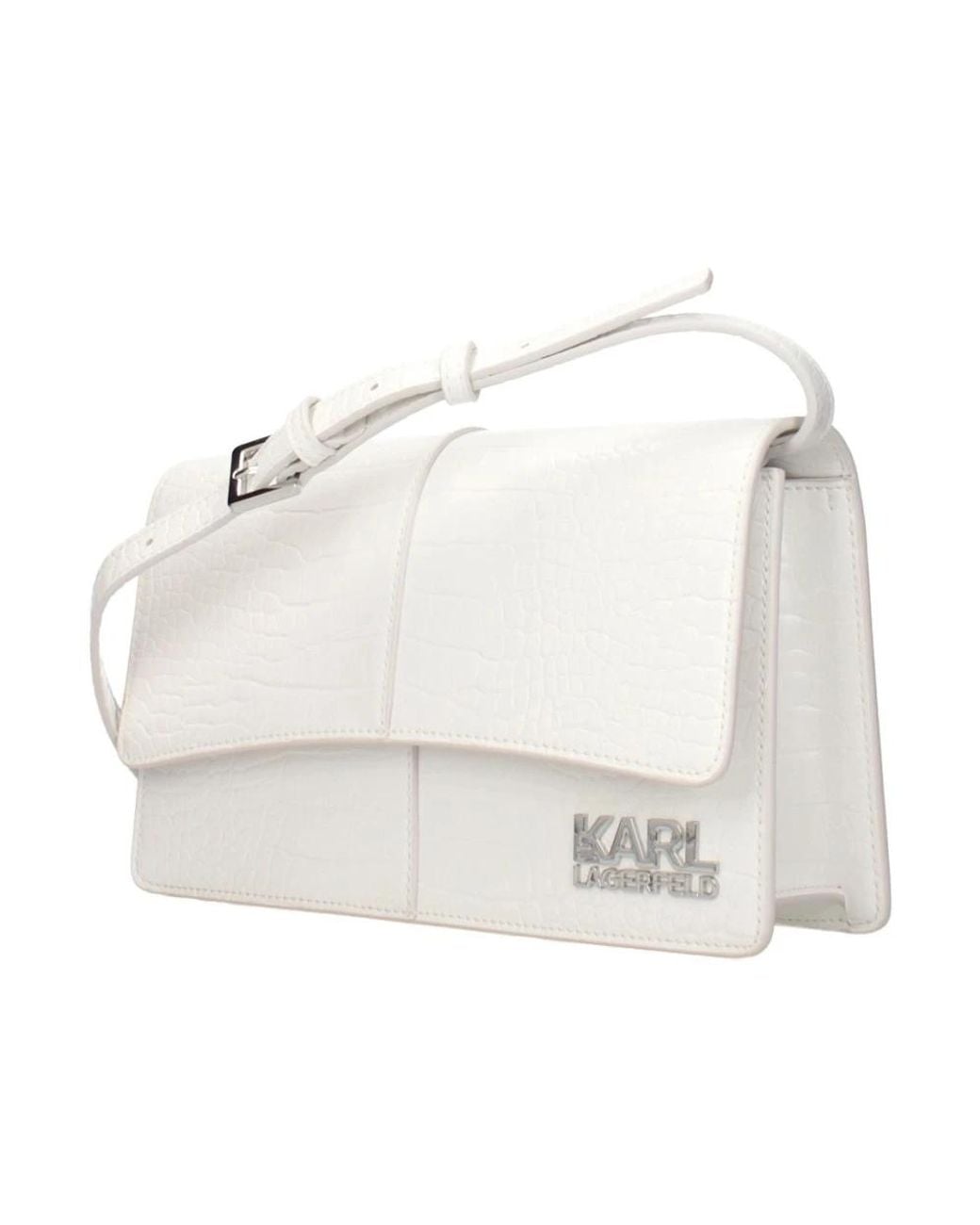 Karl Lagerfeld White Cross Body Bags