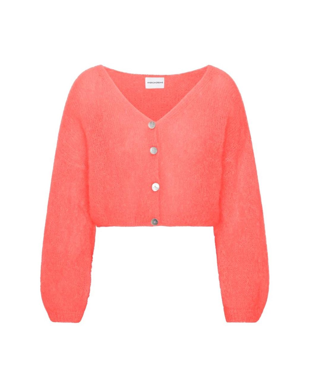 American Dreams Truien & Vesten ,Rood ,Wol Cornelia Cropped Vest in het Red