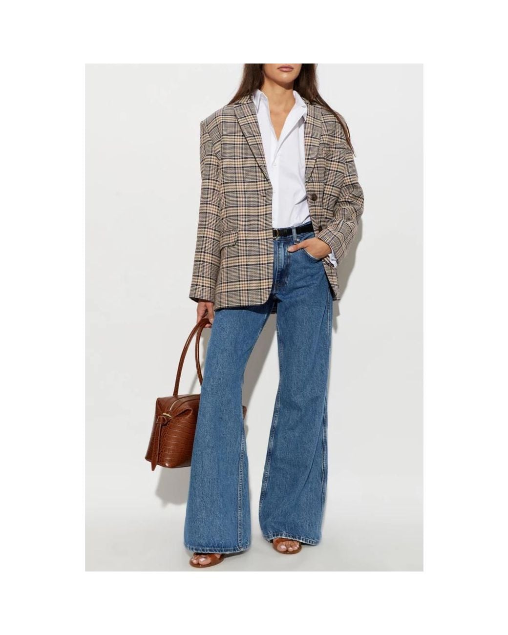 Anine Bing Gray Blazers