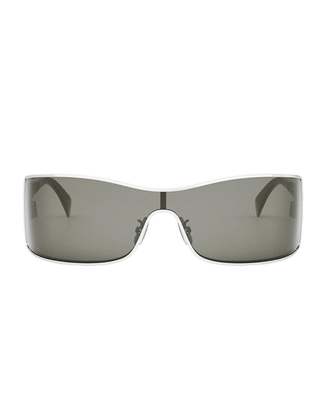 Gafas De Sol Cl40283 U 16 A Triomphe Maxi Metal Plata/Gris Mujer Céline de color Gray