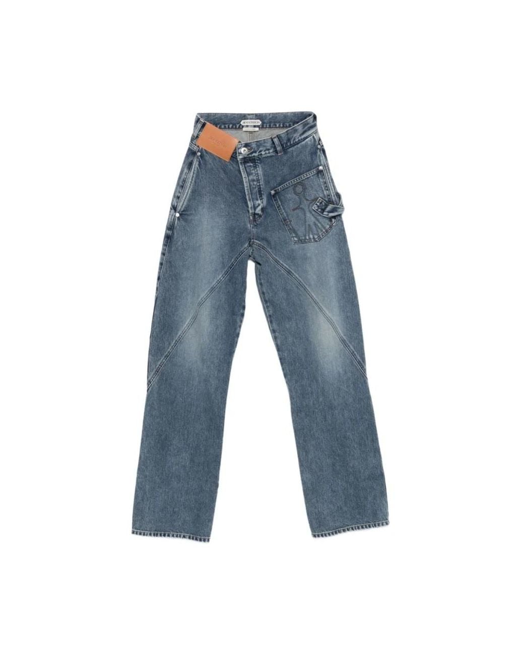 J.W. Anderson Blue Straight Fit Jeans