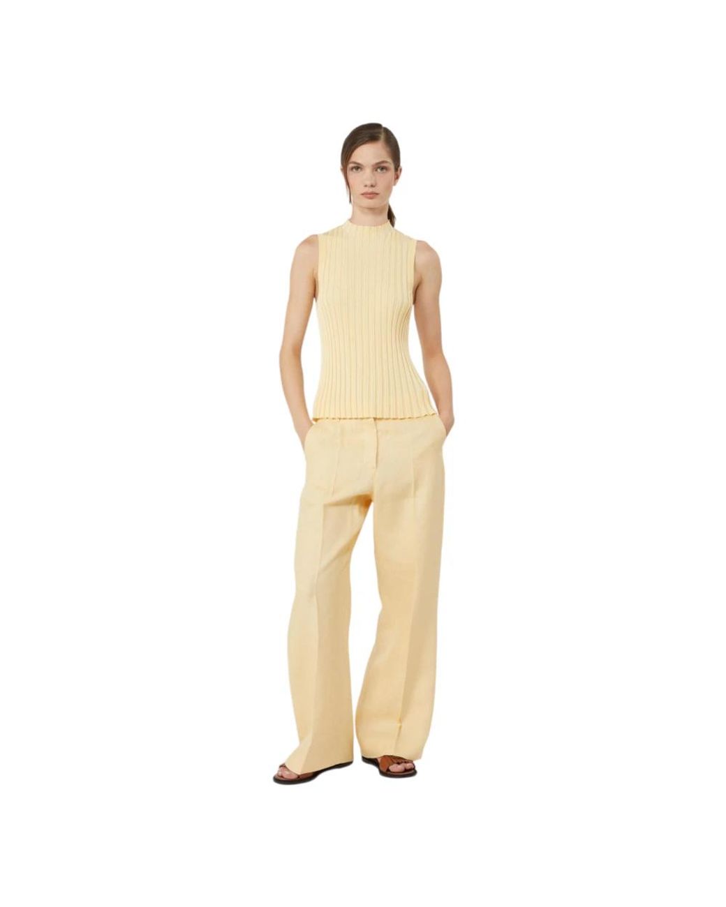 Weekend by Maxmara Natural Wide Trousers