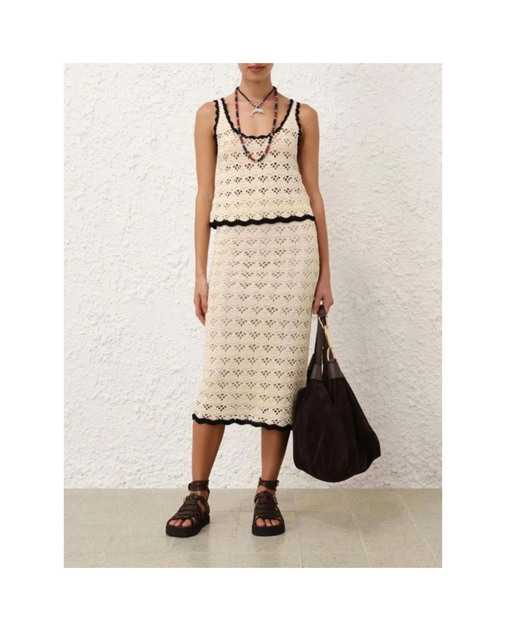 Zimmermann Natural Midi Skirts