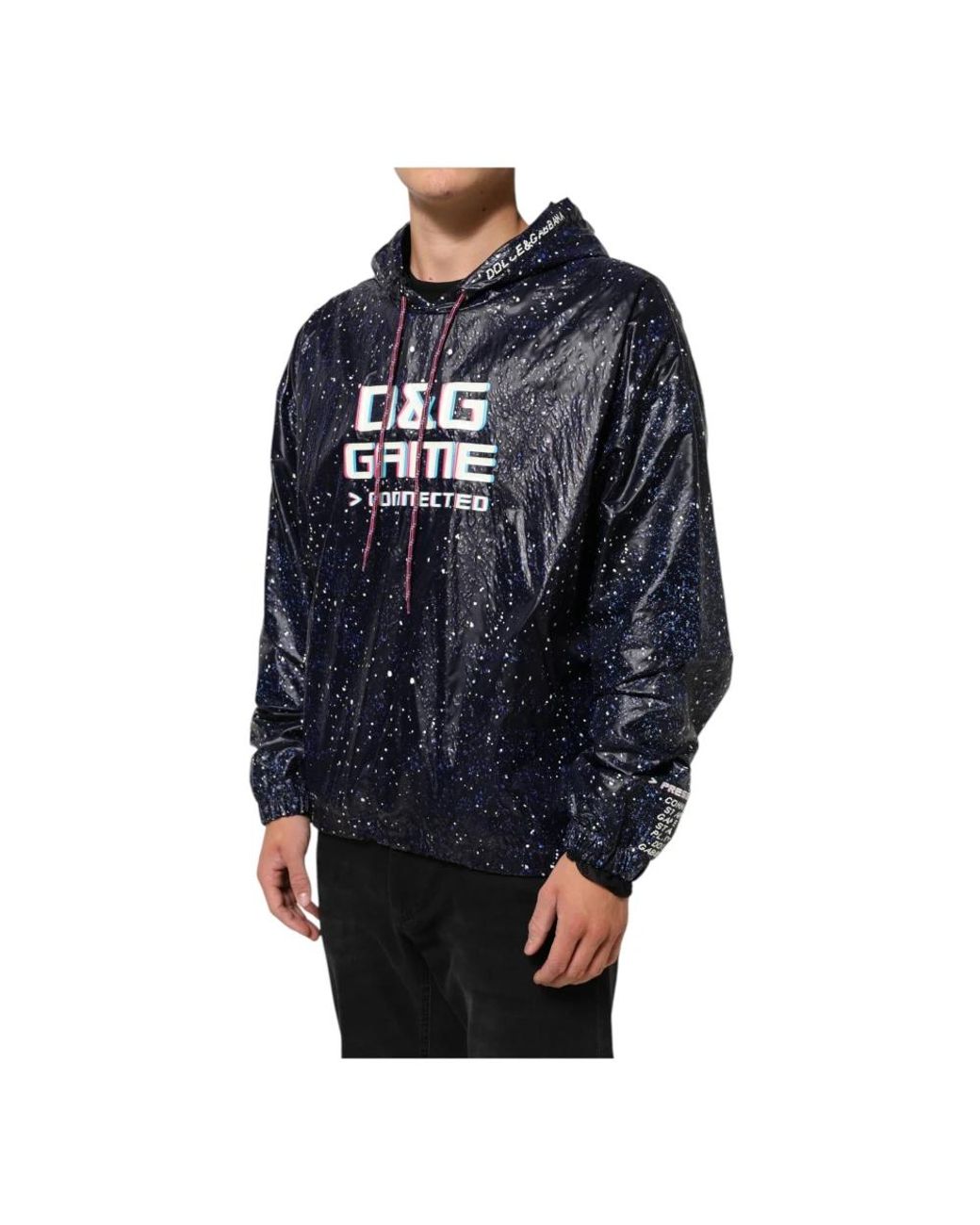 Dolce & Gabbana Blue Hoodies for men