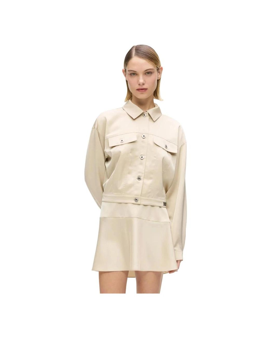 Karl Lagerfeld Natural Light Jackets