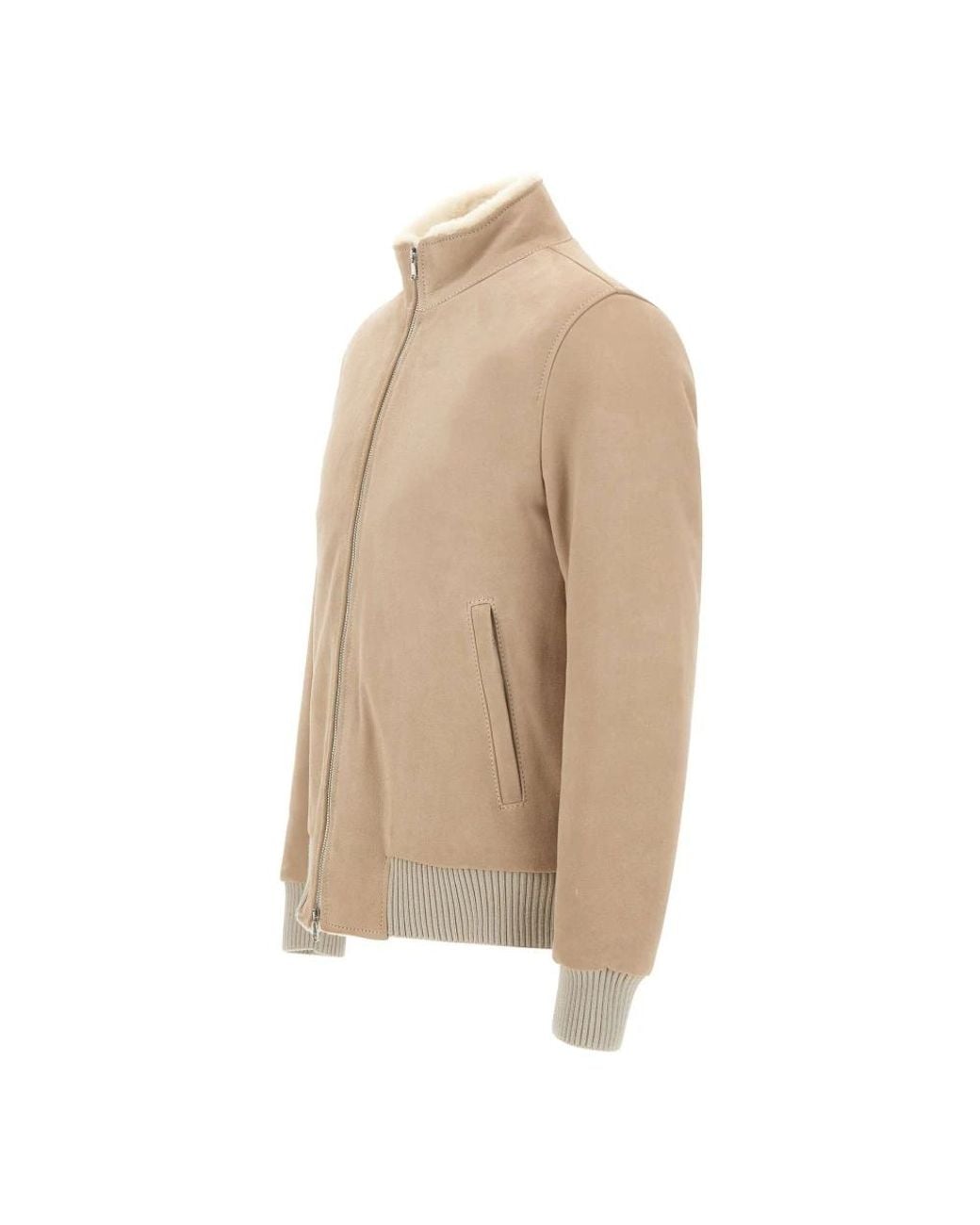 Barba Napoli Natural Bomber Jackets for men