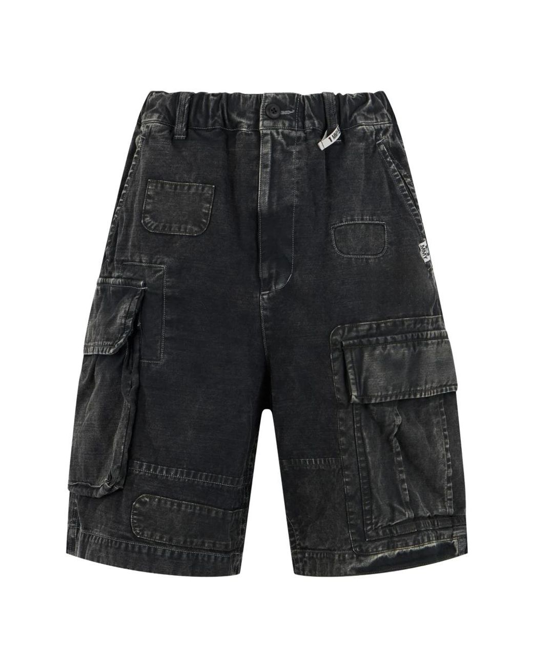 Maison Mihara Yasuhiro Black Denim Shorts for men