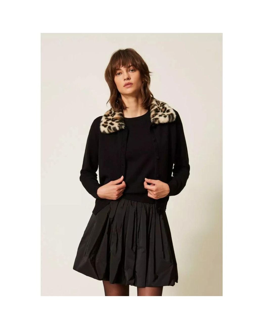 Cardigans Twinset de color Black