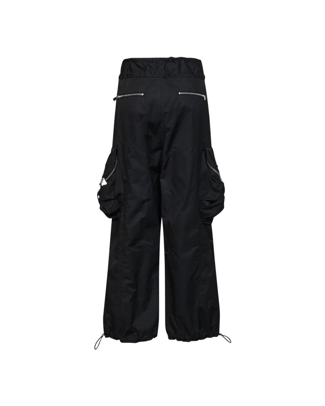 The Attico Black Wide Trousers