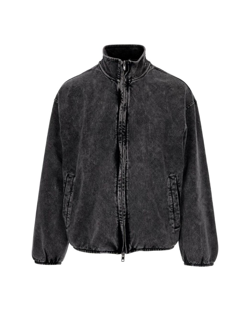 DIESEL Black Light Jackets for men