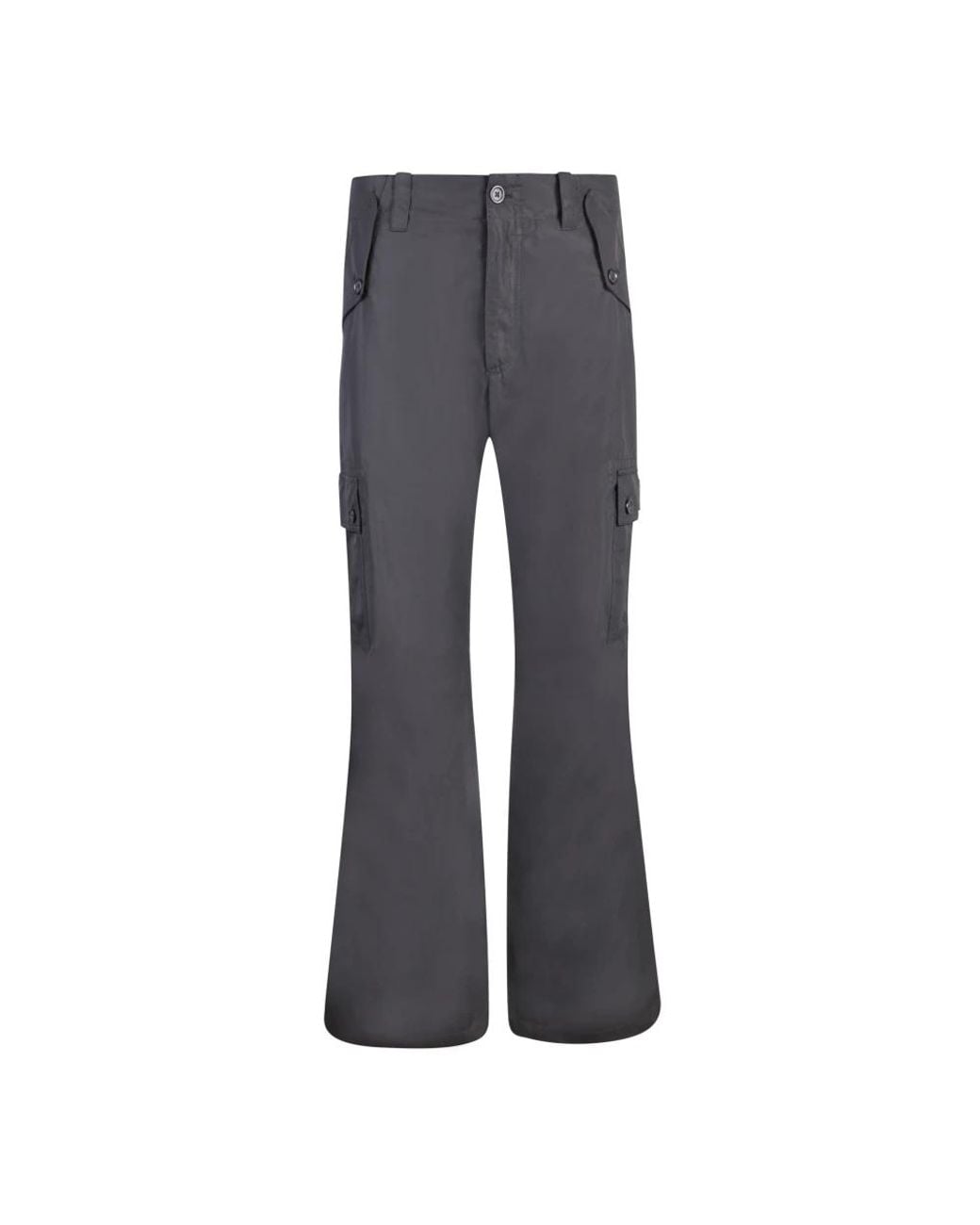Dolce & Gabbana Gray Wide Trousers for men