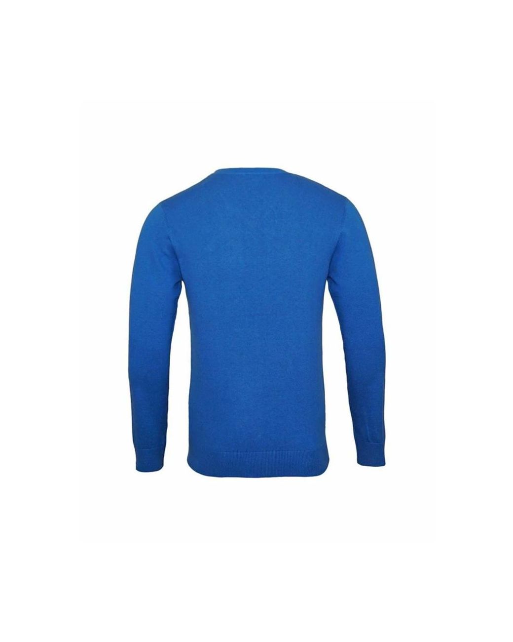 U.S. POLO ASSN. Blue V-Neck Knitwear for men