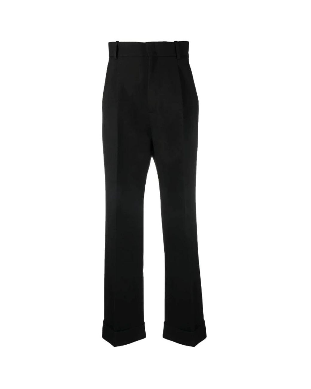 Gucci Broeken ,Zwart ,Wol Rechttoe Rechtaan Broek in het Black
