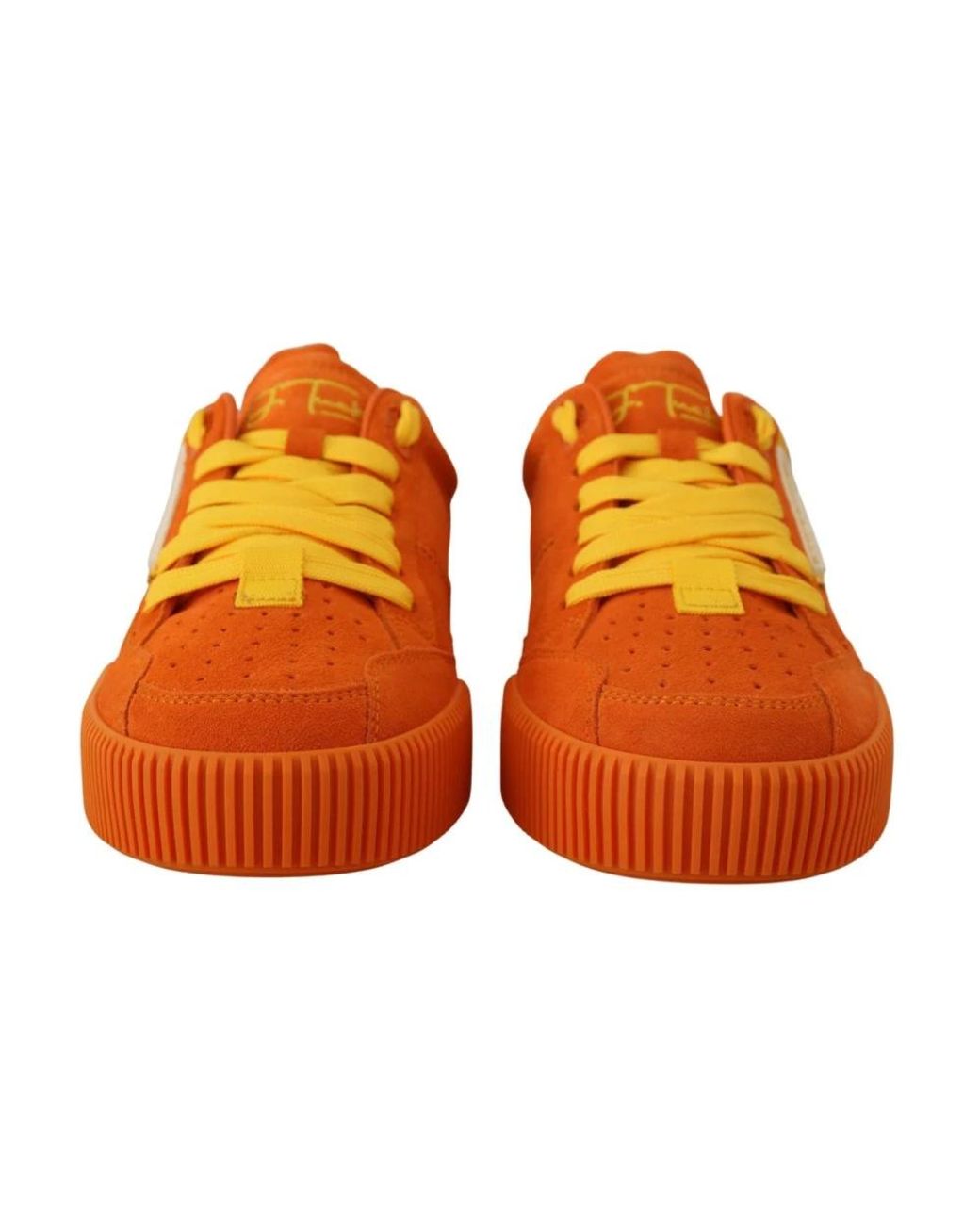 Dolce & Gabbana Orange Sneakers