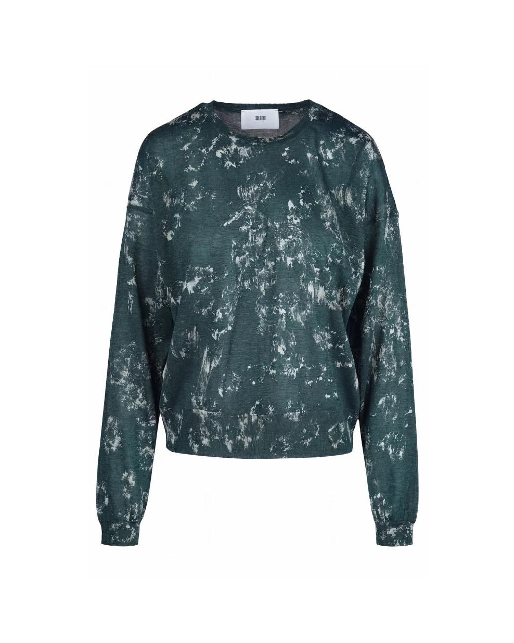 SOLOTRE Blue Round-Neck Knitwear