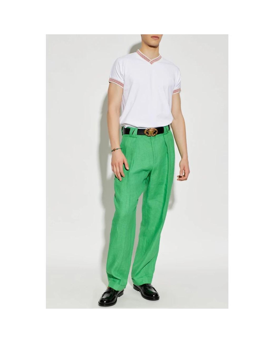 T-Shirts Versace de hombre de color White