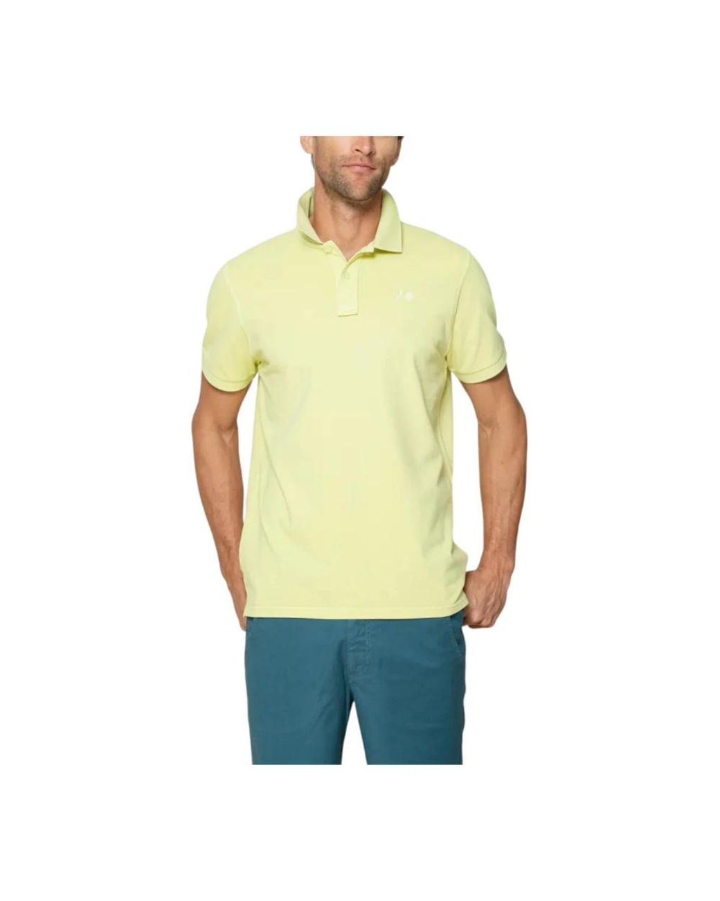Scotta Yellow Polo Shirts for men
