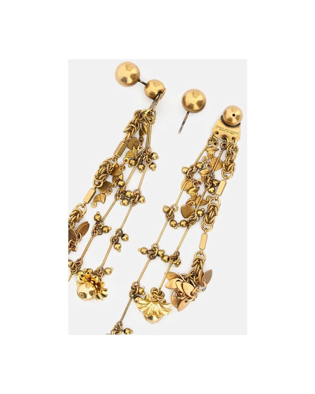 Dries Van Noten Metallic Earrings