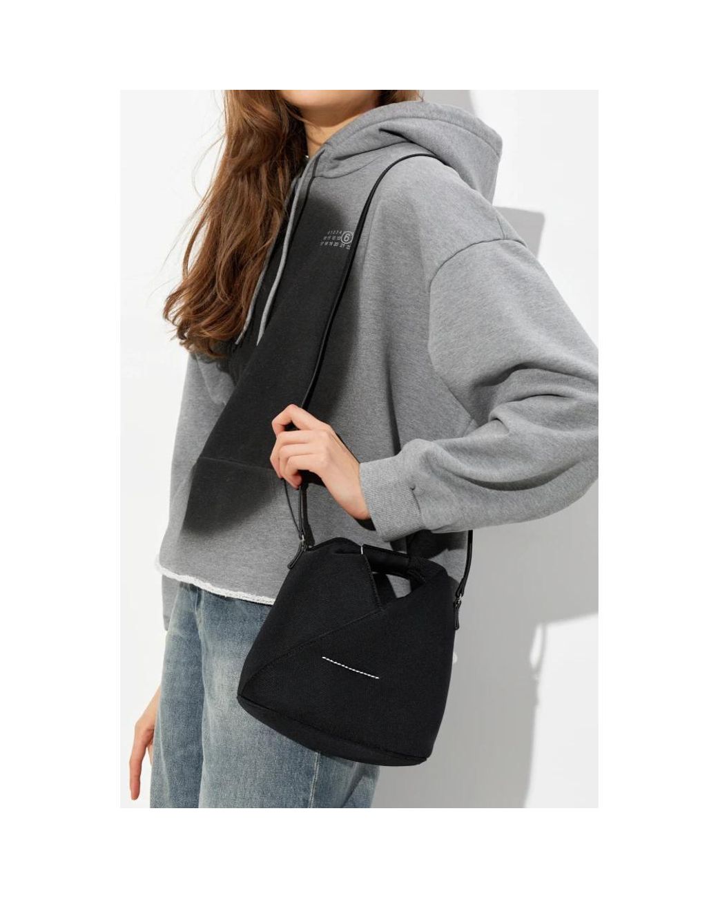 MM6 by Maison Margiela Black Handbags
