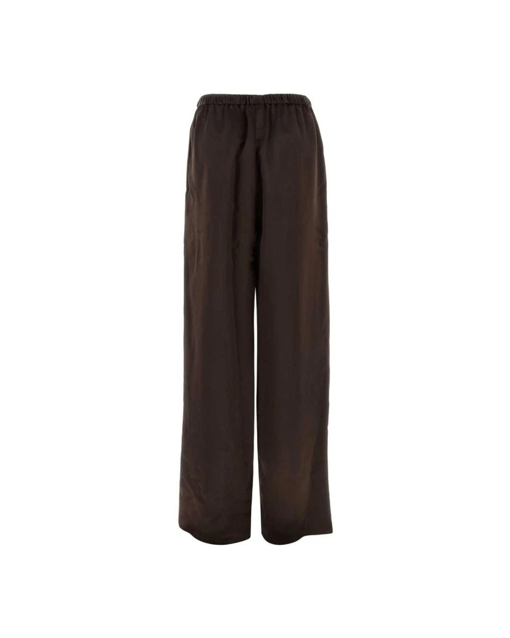 Ferragamo Brown Wide Trousers