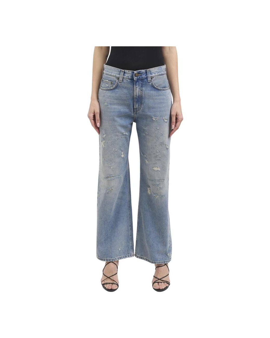 Haikure Blue Flared Jeans