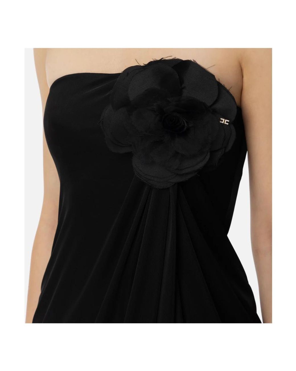 Elisabetta Franchi Black Maxi Dresses