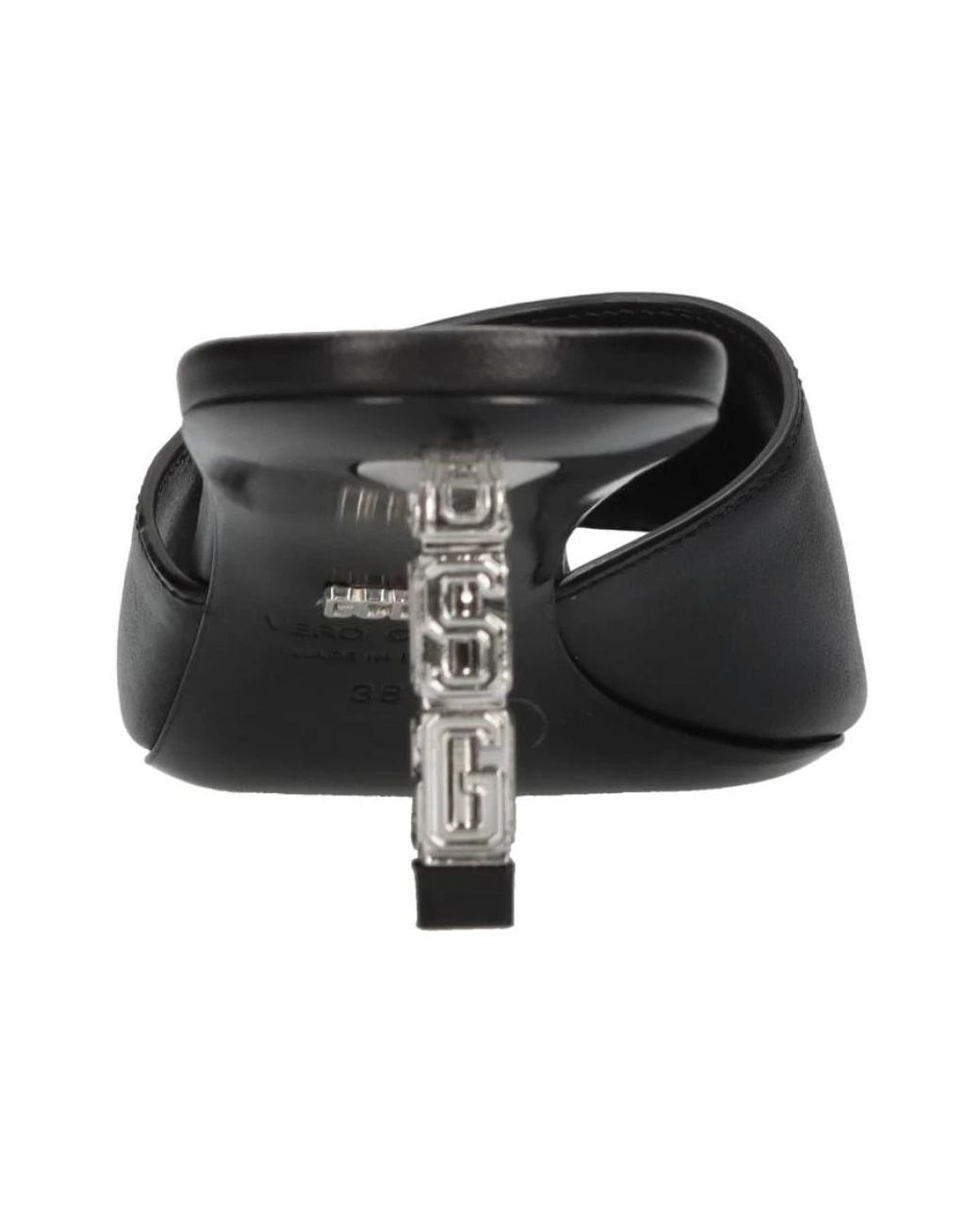 Gcds Black Heeled Mules