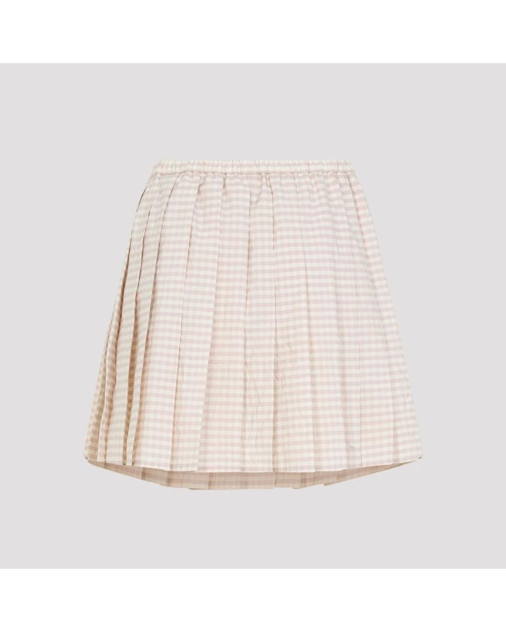 Moncler Natural Short Skirts