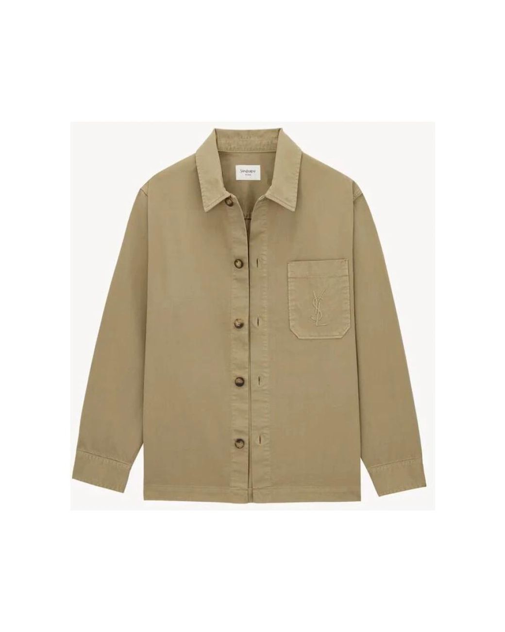 Saint Laurent Green Casual Shirts for men