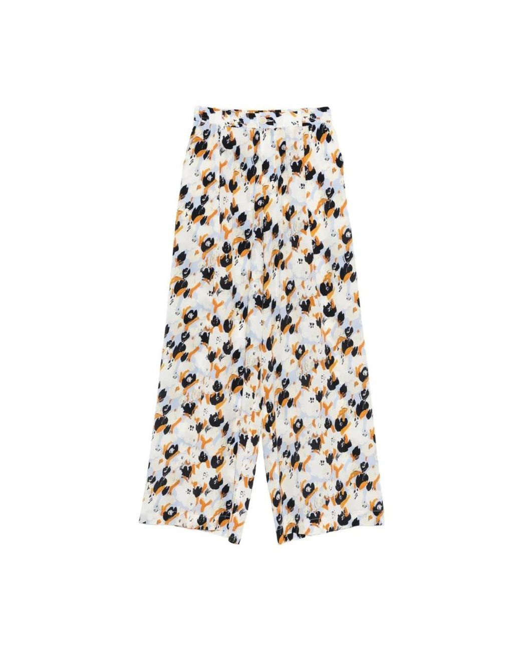 Marni White Wide Trousers