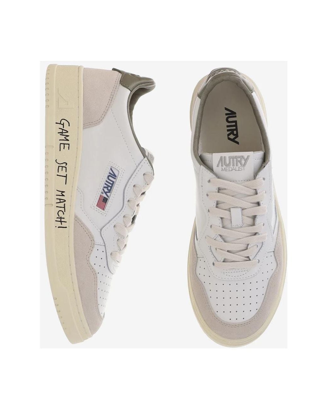 Autry White Sneakers for men