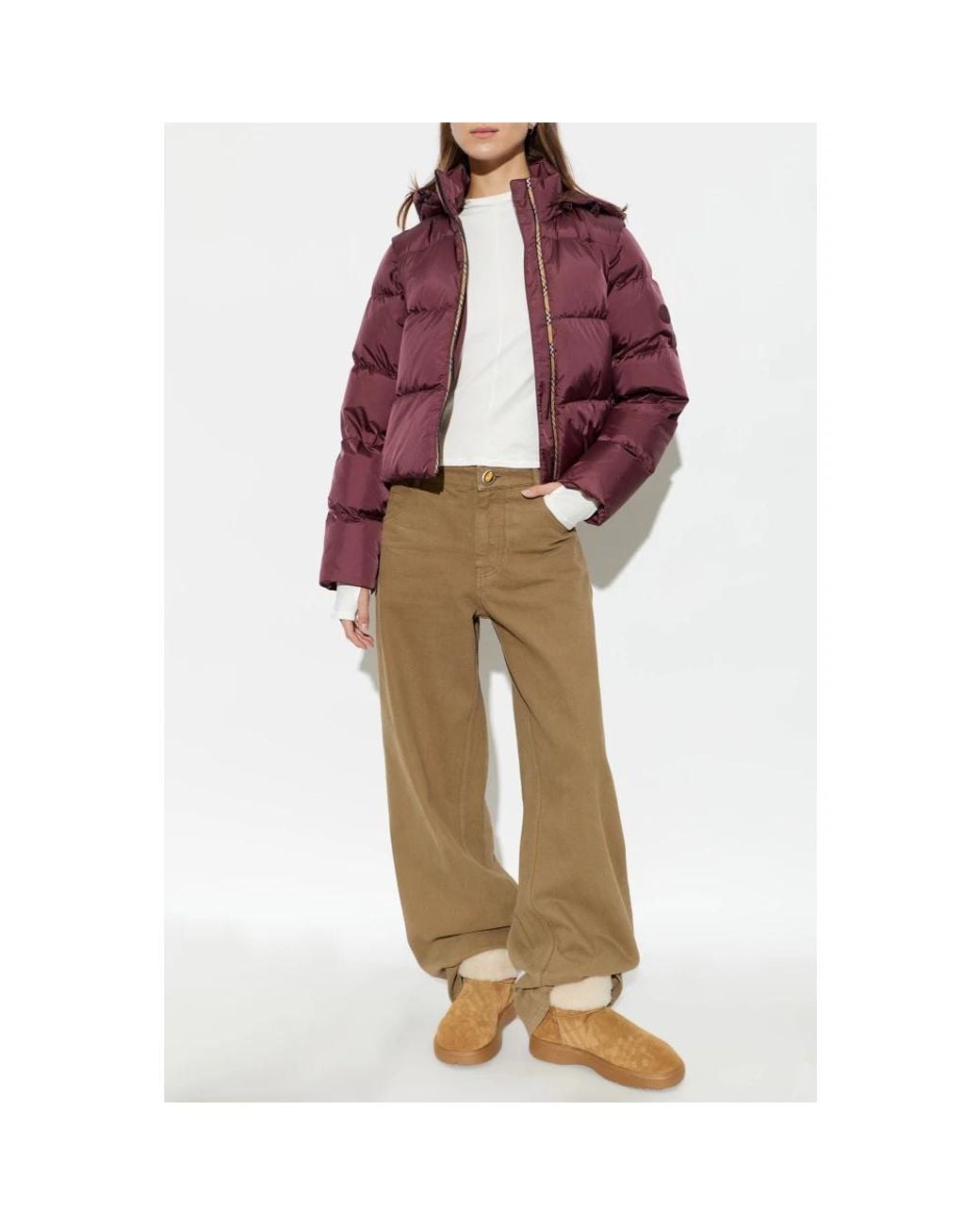 Winter Jackets Burberry de color Red