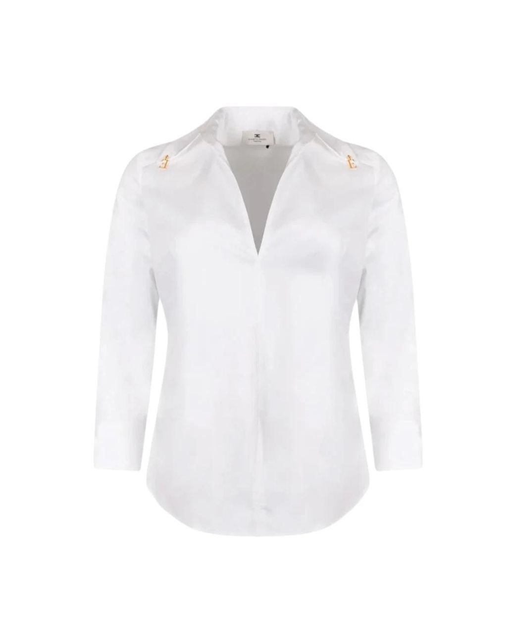 Elisabetta Franchi White Blouses