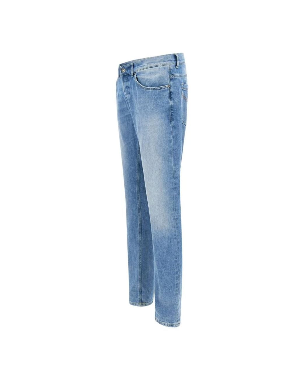 Dondup Blue Straight Jeans for men
